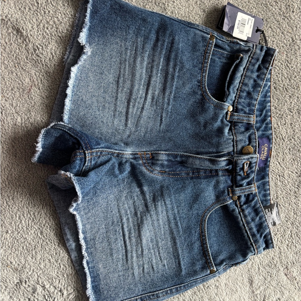 Cavalli Class Blue Jean Shorts